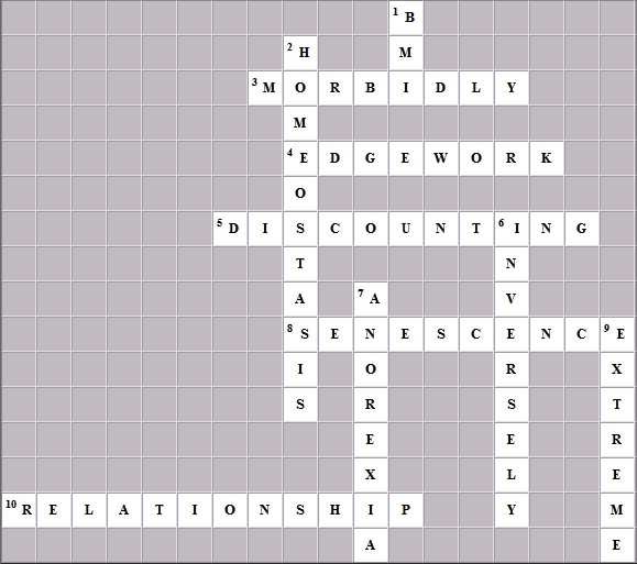 Crossword Answer Gird