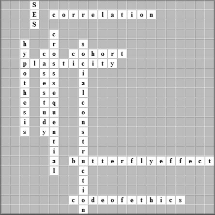 Crossword Answer Gird