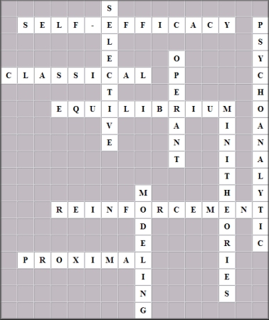 Crossword Answer Gird