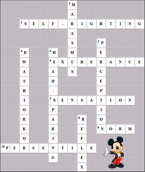 Crossword Answer Gird